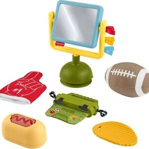 Fisher-Price Mini Me Moments Tiny Tailgater Set 6 Sports-Themed Sensory Activiti